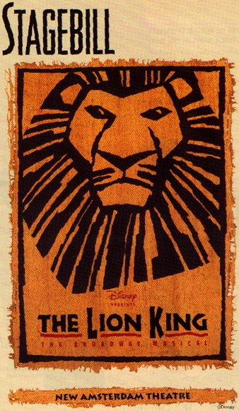 Lion King Playbill